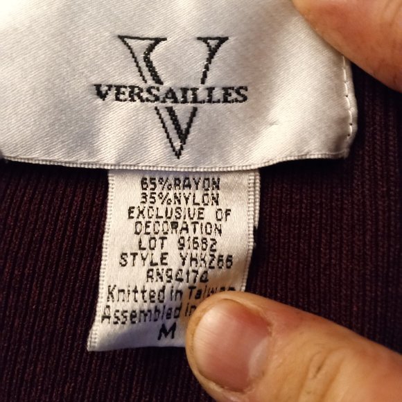 Versailles Grommet Bell-Sleeve Long Sleeve Top Blouse Shirt Size M - Picture 7 of 10